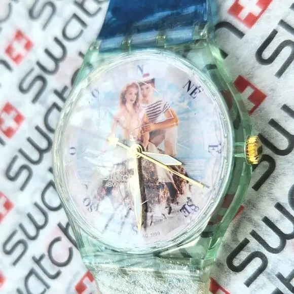 Swatch watch 	La Sirene Et Le Marin GZ161 99 Specials Design by Pierre Et Gillis - Picture 4 of 8